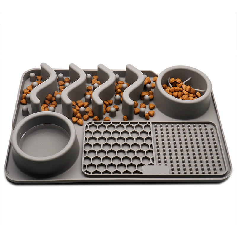Dog Silicone Licking Pad Pet Licking Mat Silicone Smelling Mat Multifunctional Food Bowl Pets Supplies — product detail