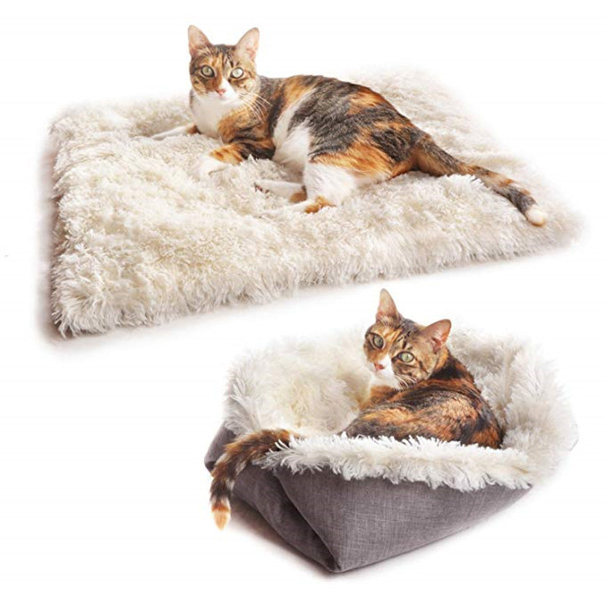 Pet Bed Mat New Pet Soft Dog Cat Blanket Fleece Cat Bed Mat Soft Warm Sleep Mat Cat Supplies Winter Foldable Pet Cushion — product detail