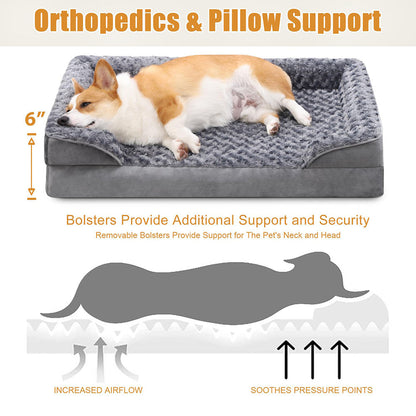 Dog Sofa Bed with Washable Cover — product detail