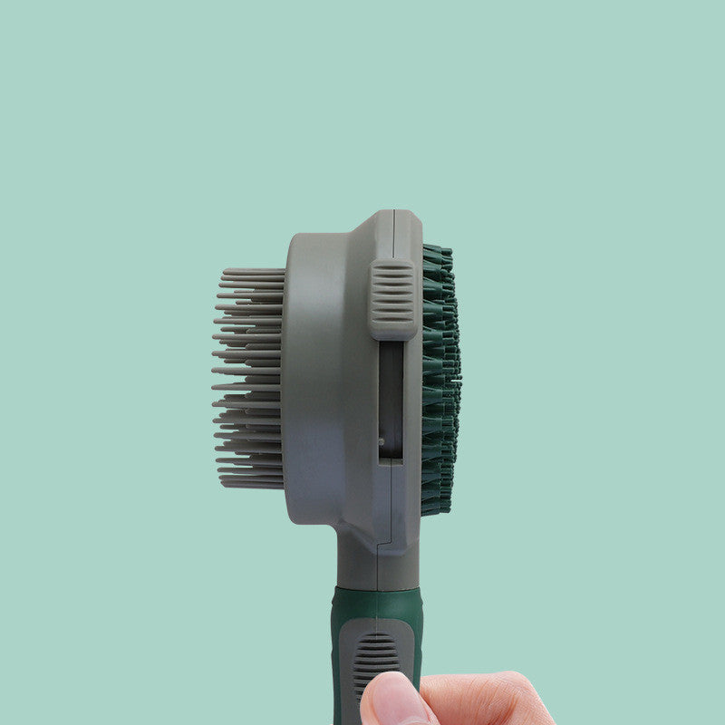 Pet Hair Removal Comb Cat Brush Self Cleaning Slicker Brush Hair Removal Double-sided Massage — product detail