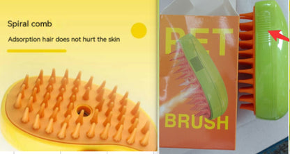 3 In 1 Cat Steam Brush Steamy Dog Brush Electric Spray Cat Hair Brushes For Massage Pet Grooming Comb Hair Removal Combs — product detail