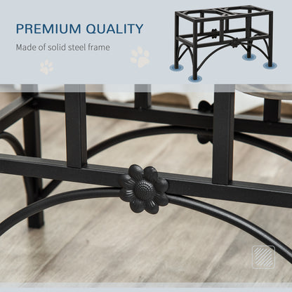 17-Inch Elevated Double Dog Bowl Stand — product detail