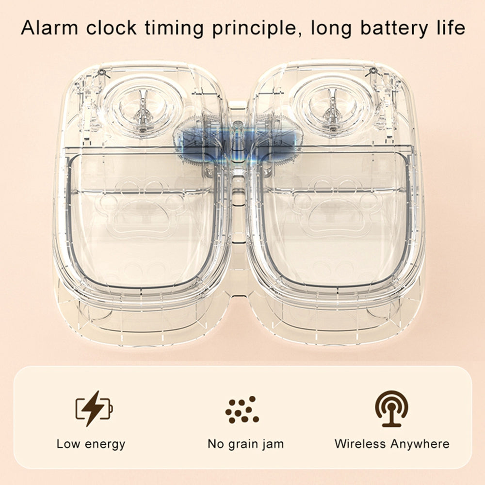 Automatic Pet Feeder Smart Food Dispenser For Cats Dogs Timer Stainless Steel Bowl Auto Dog Cat Pet Feeding Pets Supplies — product detail