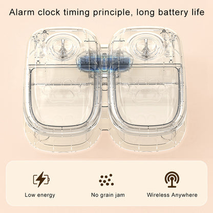Automatic Pet Feeder Smart Food Dispenser For Cats Dogs Timer Stainless Steel Bowl Auto Dog Cat Pet Feeding Pets Supplies — product detail