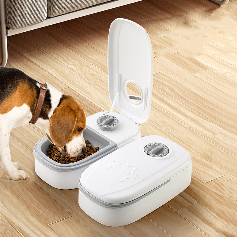 Automatic Pet Feeder Smart Food Dispenser For Cats Dogs Timer Stainless Steel Bowl Auto Dog Cat Pet Feeding Pets Supplies — product detail