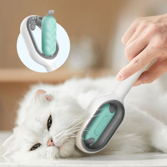 Pet Grooming Brush with Water Reservoir
