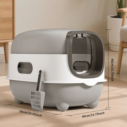Grey Everyday Cat Litter Box