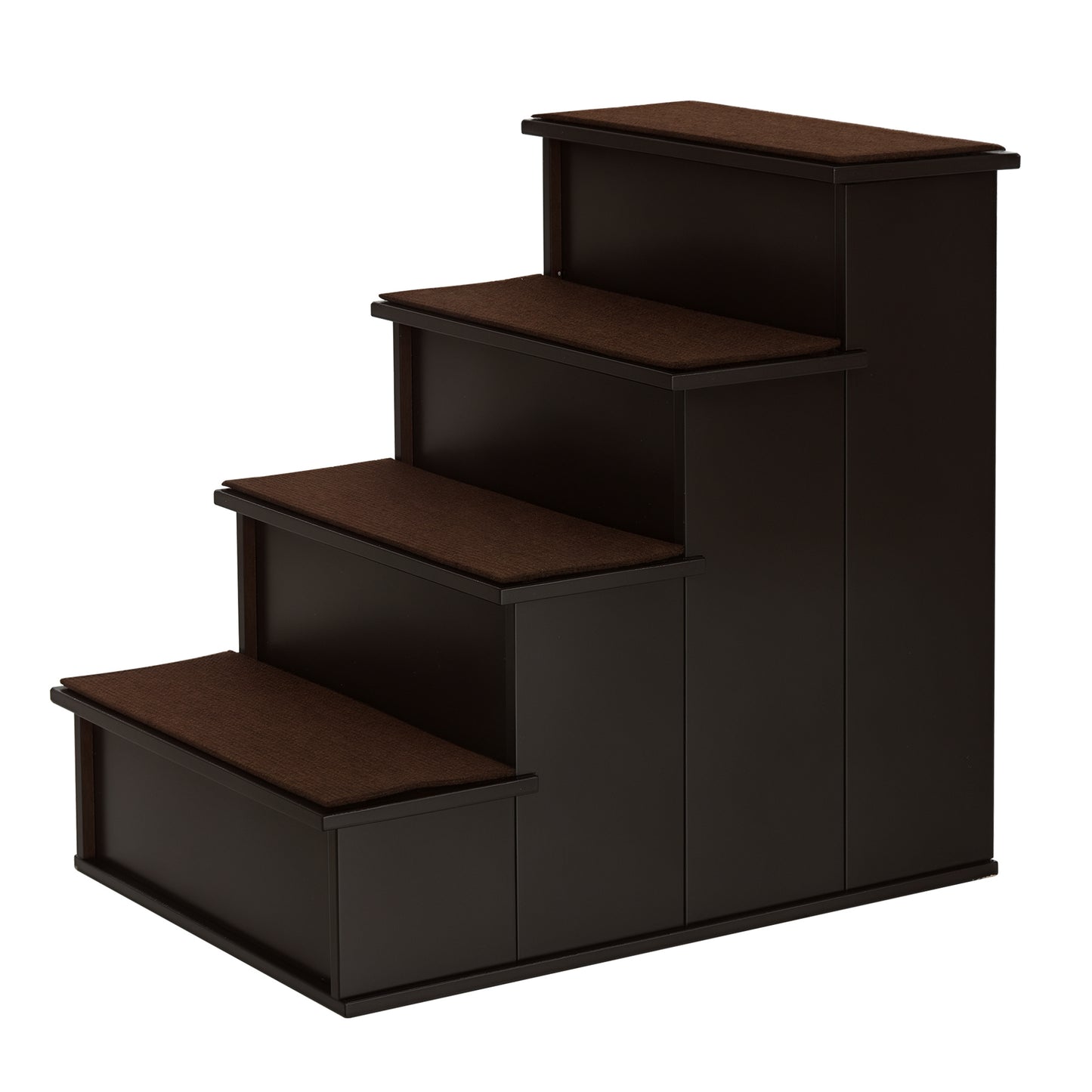 Cushioned Pet Steps — Brown