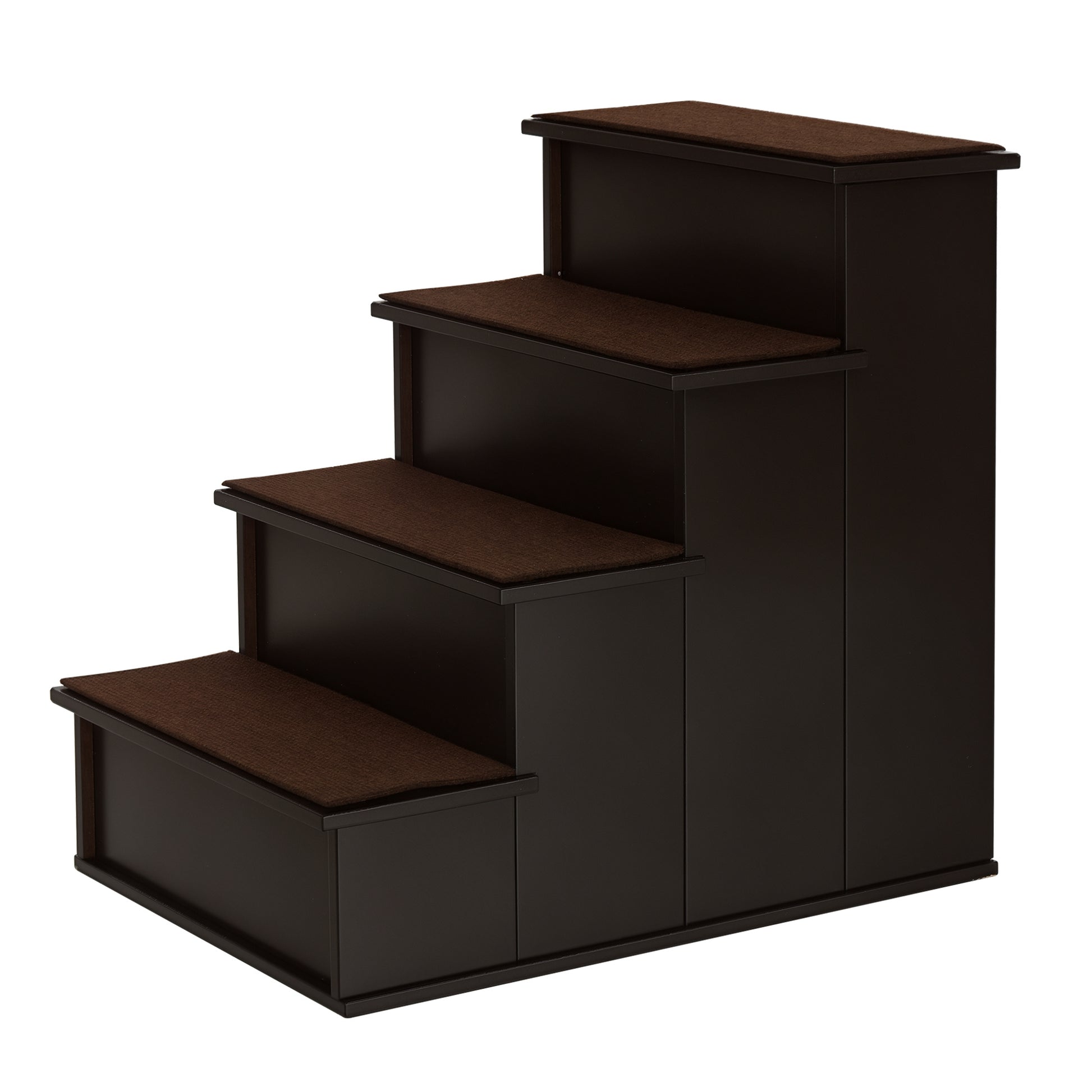 Cushioned Pet Steps — Brown
