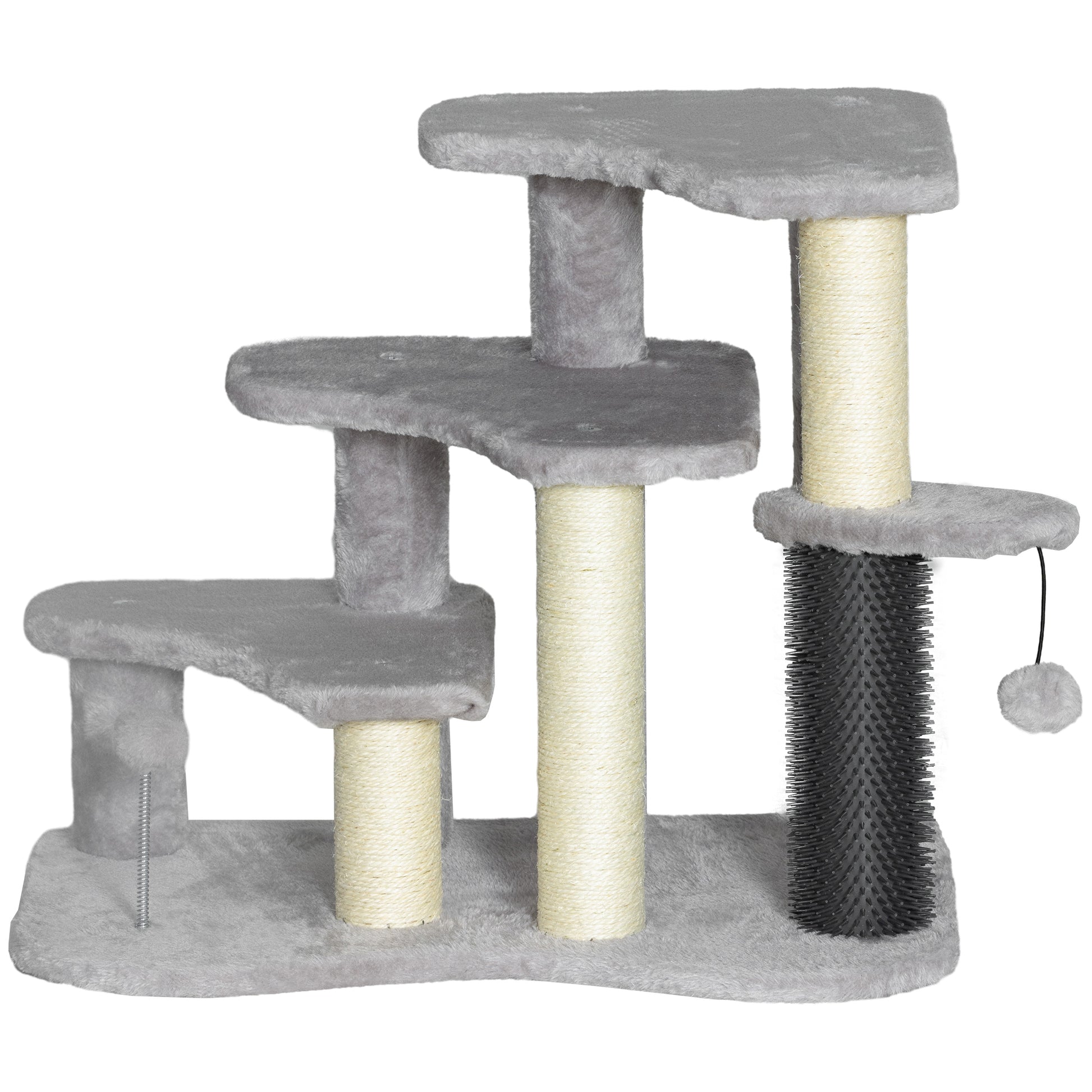 Three-Step Cat Stairs with Scratching Posts