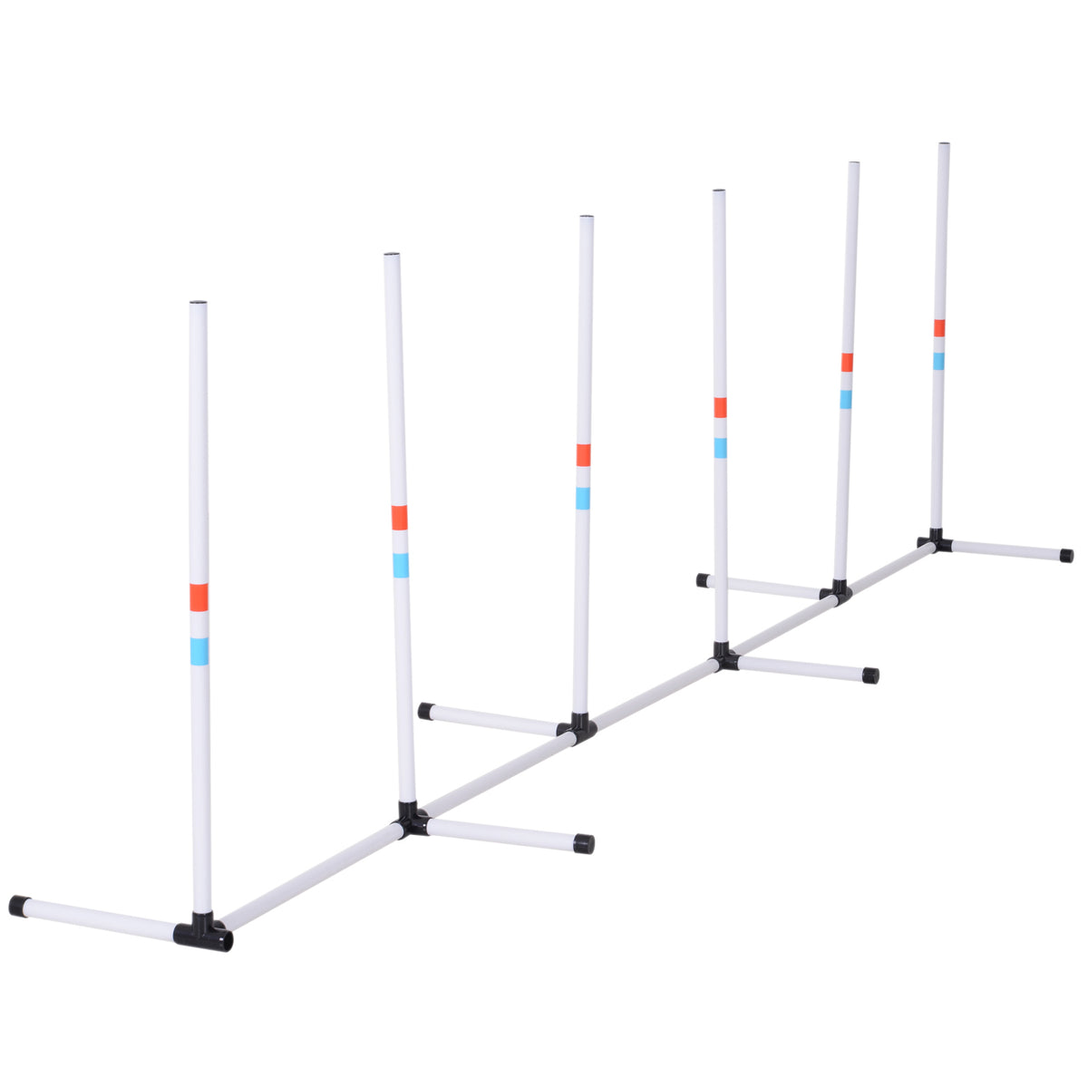 Outdoor Dog Agility Weave Poles