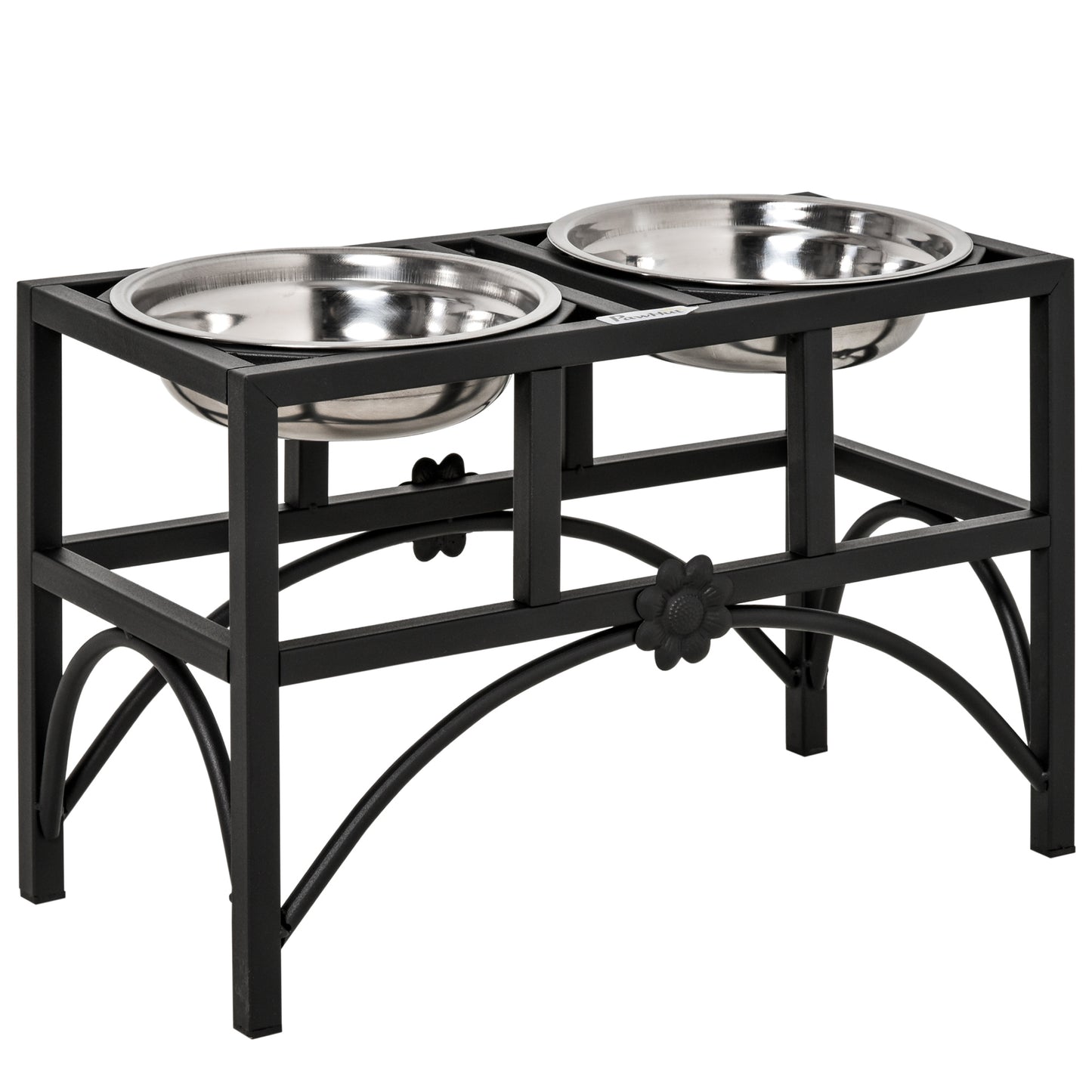 17-Inch Elevated Double Dog Bowl Stand