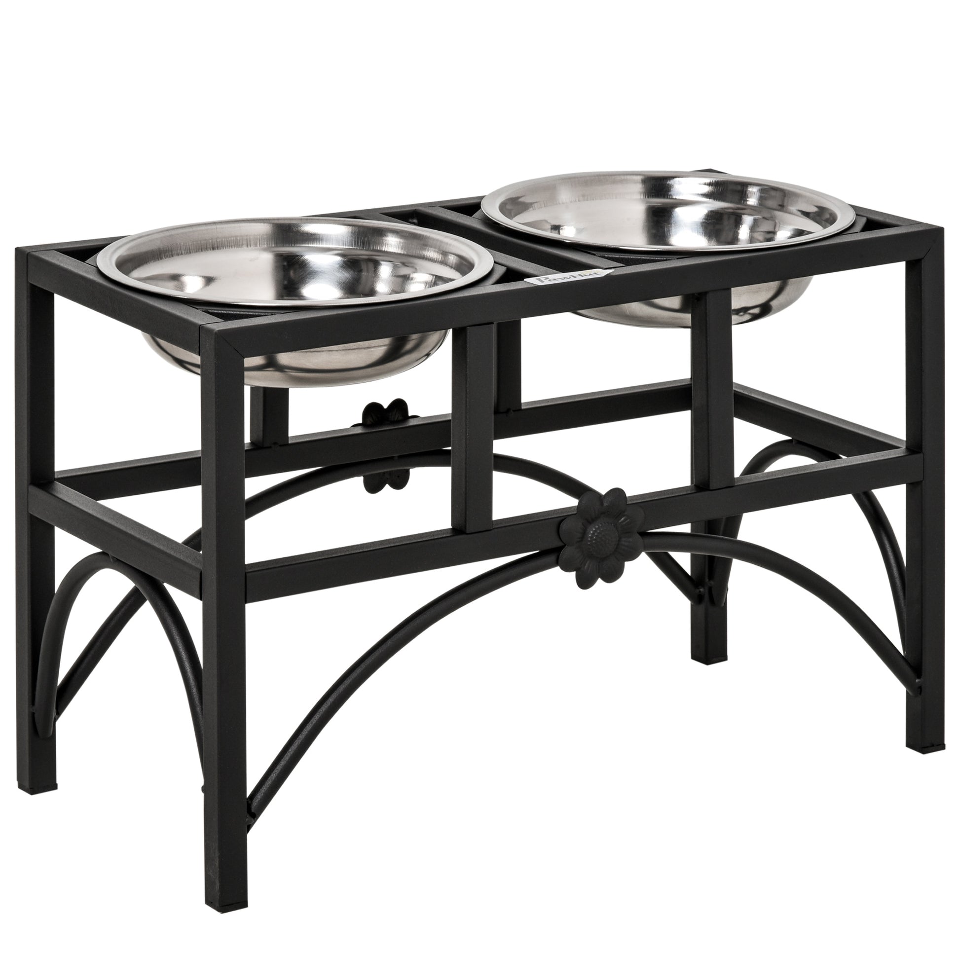 17-Inch Elevated Double Dog Bowl Stand