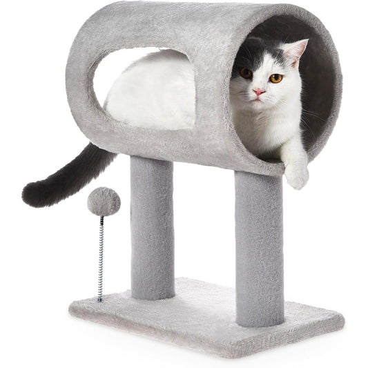 20.5-Inch Cat Tree with Tunnel