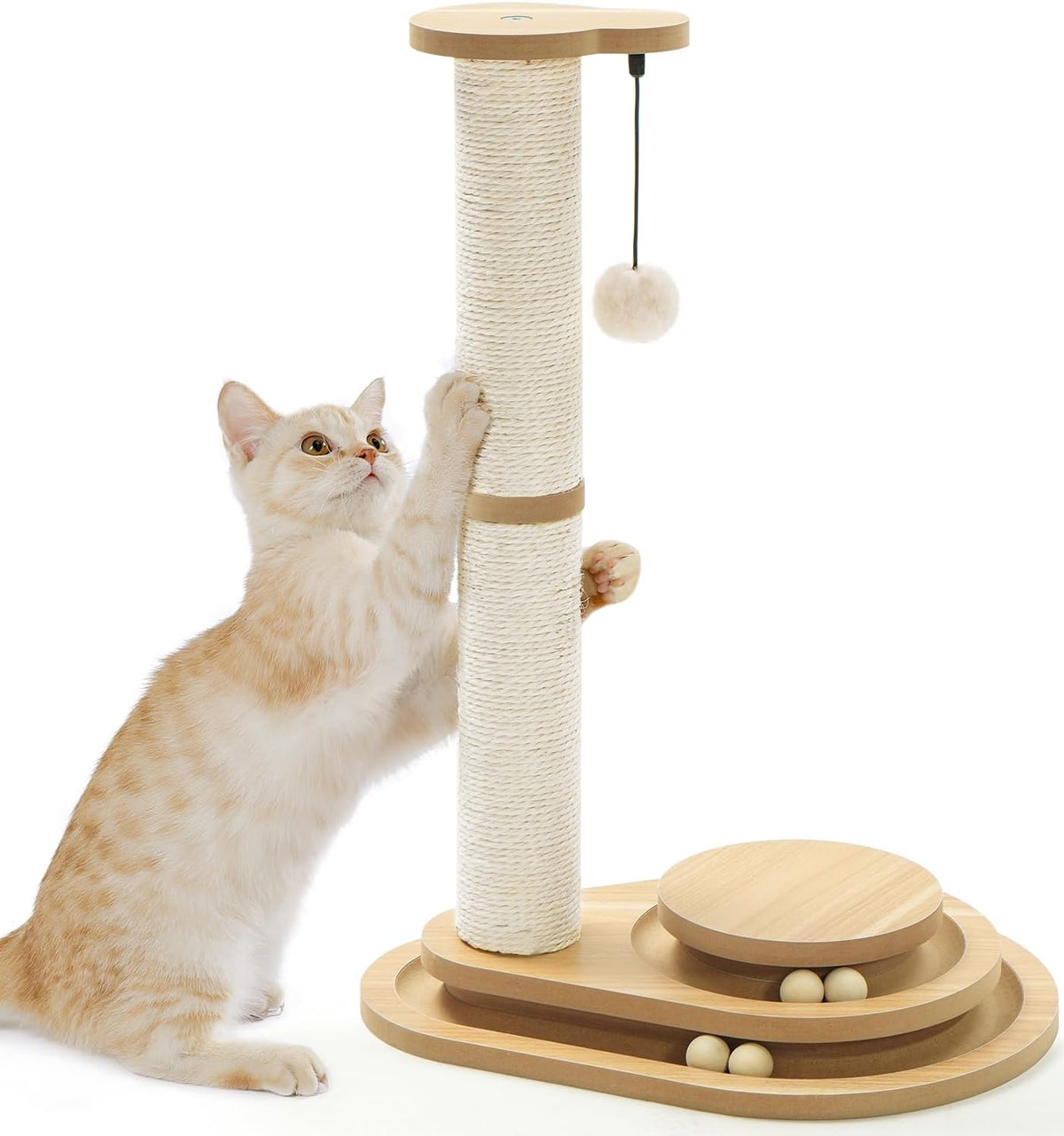 Two-Level Sisal Cat Scratcher