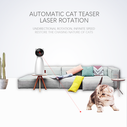 Creative Cat Pet LED Laser Funny Toy Smart Automatic Cat Exercise Training Entertaining Toy — product detail