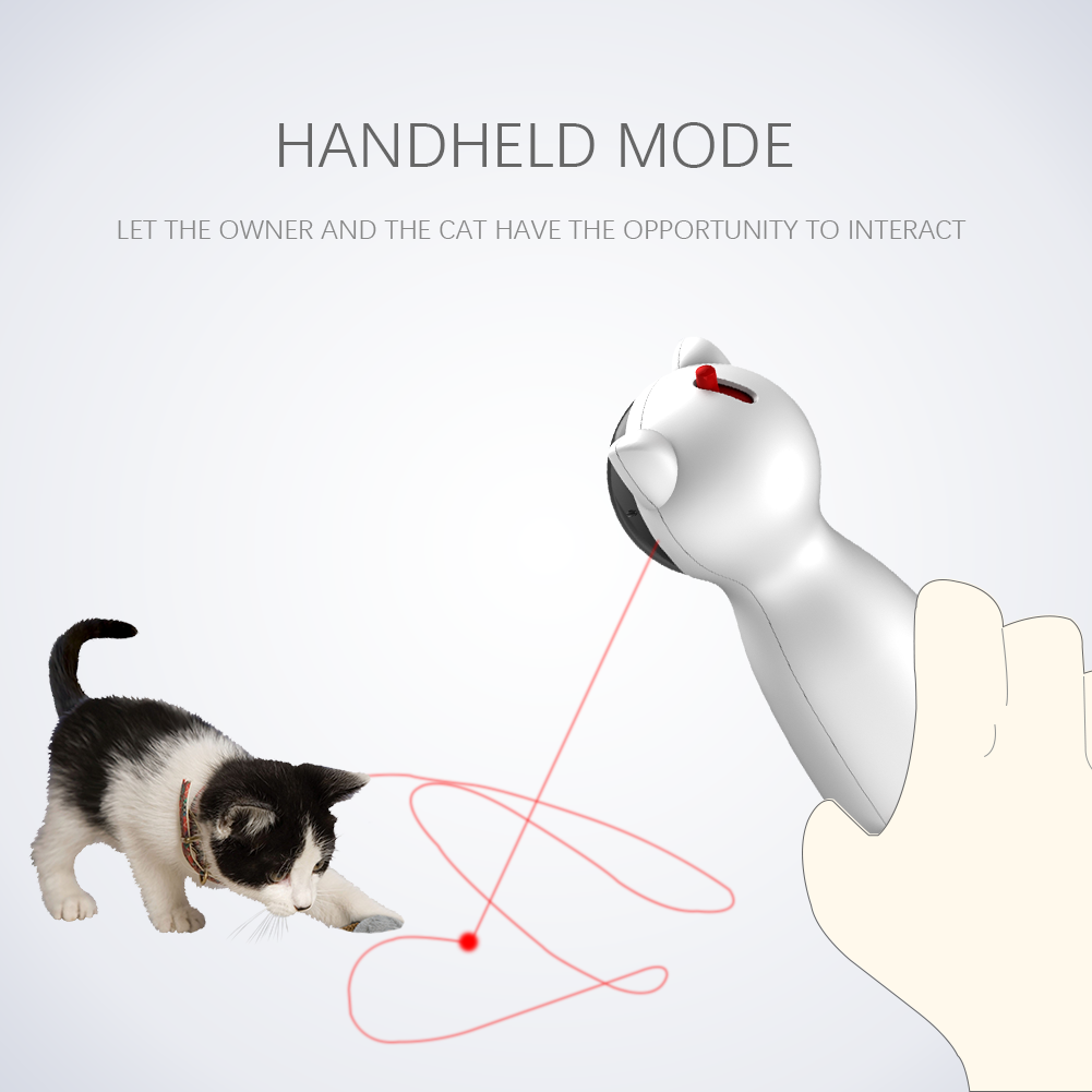 Creative Cat Pet LED Laser Funny Toy Smart Automatic Cat Exercise Training Entertaining Toy — product detail