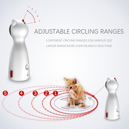 Creative Cat Pet LED Laser Funny Toy Smart Automatic Cat Exercise Training Entertaining Toy — product detail
