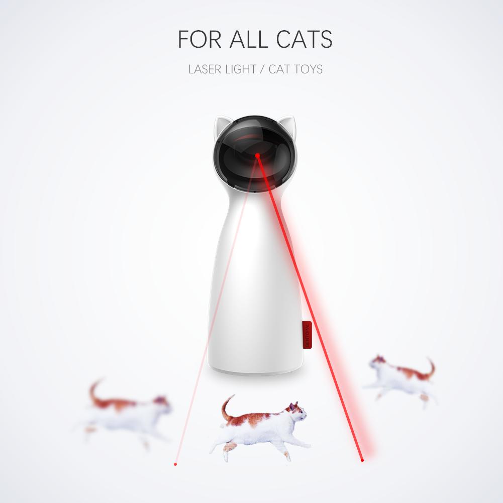 Creative Cat Pet LED Laser Funny Toy Smart Automatic Cat Exercise Training Entertaining Toy — product detail