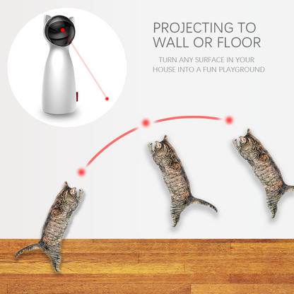 Creative Cat Pet LED Laser Funny Toy Smart Automatic Cat Exercise Training Entertaining Toy — product detail