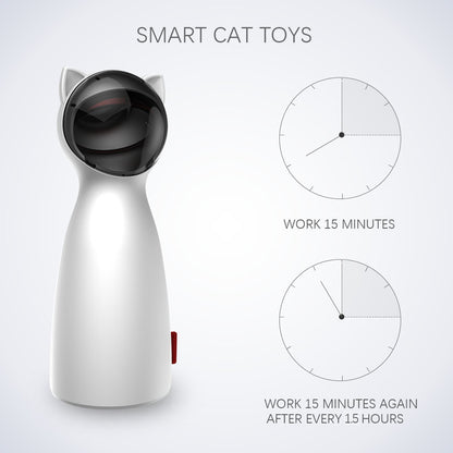 Creative Cat Pet LED Laser Funny Toy Smart Automatic Cat Exercise Training Entertaining Toy — product detail