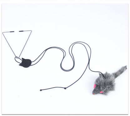 Pet Telescopic Hanging Door Small Mouse Pets Cat Toy — product detail