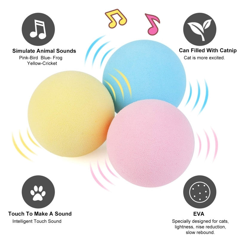 Smart Cat Toys Interactive Ball Catnip Cats Toy Playing Ball — product detail