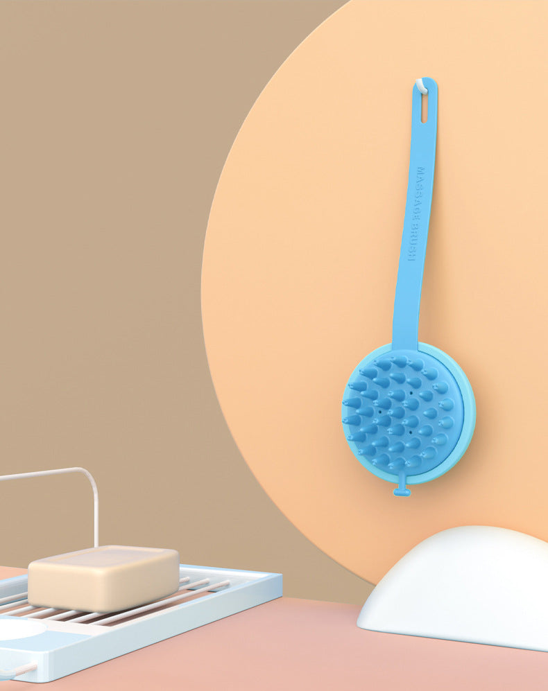 Pet Silicone Bath Massage Scrub Bath Brush For Cats And Dogs — product detail