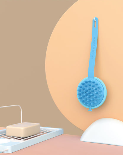 Pet Silicone Bath Massage Scrub Bath Brush For Cats And Dogs — product detail