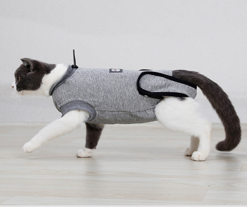 Pet Cat Recovery After Surgery Clothing Pet Wound Anti-mite Sterilization Suit pet products supplies &c — product detail