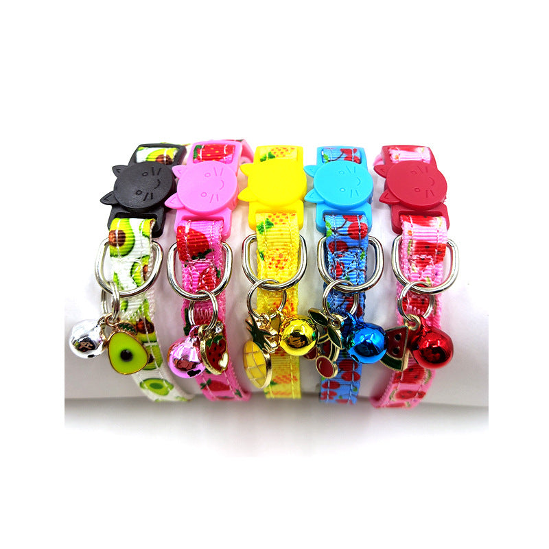 Pet Print Bell Cat Collar Cat Strap — product detail
