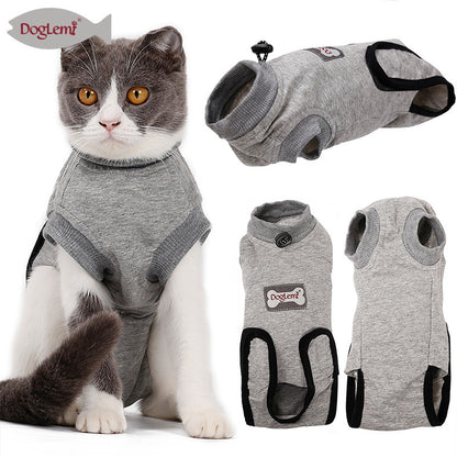 Pet Cat Recovery After Surgery Clothing Pet Wound Anti-mite Sterilization Suit pet products supplies &c — product detail
