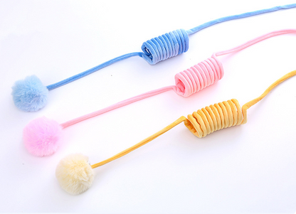Cat Toy Self-Hi Sucker Spring Rabbit Hair Ball Interactive Play Pet Supplies Interactive Toys — product detail