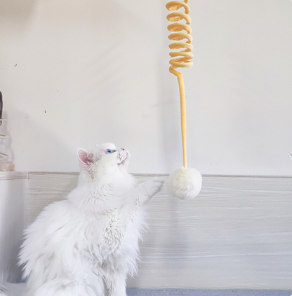 Cat Toy Self-Hi Sucker Spring Rabbit Hair Ball Interactive Play Pet Supplies Interactive Toys — product detail
