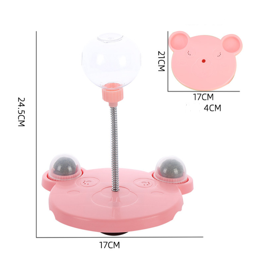 Pet Feeder Cat Toy Pets Leaking Food Ball Self-Playing Tumbler Funny Swing Feeder Puzzle Toys Playing Training Dispenser Bowl — product detail