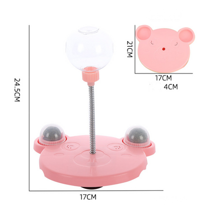 Pet Feeder Cat Toy Pets Leaking Food Ball Self-Playing Tumbler Funny Swing Feeder Puzzle Toys Playing Training Dispenser Bowl — product detail