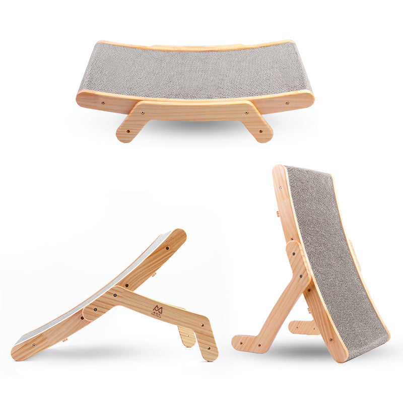 Deformation Cat Bed Vertical Corrugated Paper Grinding Claw Toy Replaceable Core Pet Products — product detail