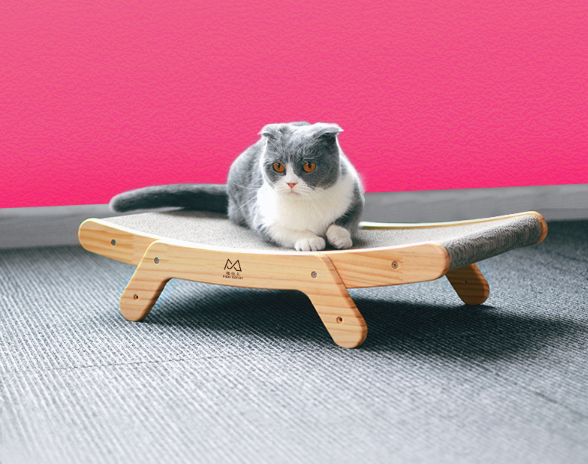 Deformation Cat Bed Vertical Corrugated Paper Grinding Claw Toy Replaceable Core Pet Products — product detail