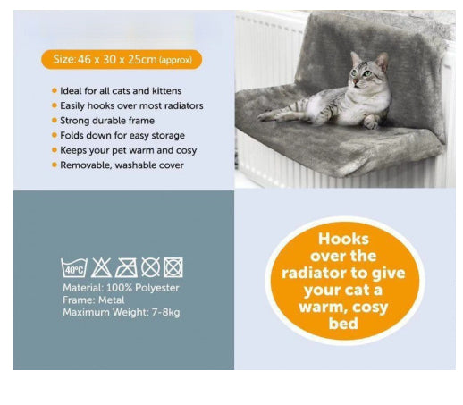 Iron Frame Cat Bed Cat Hammock Radiator Bed — product detail