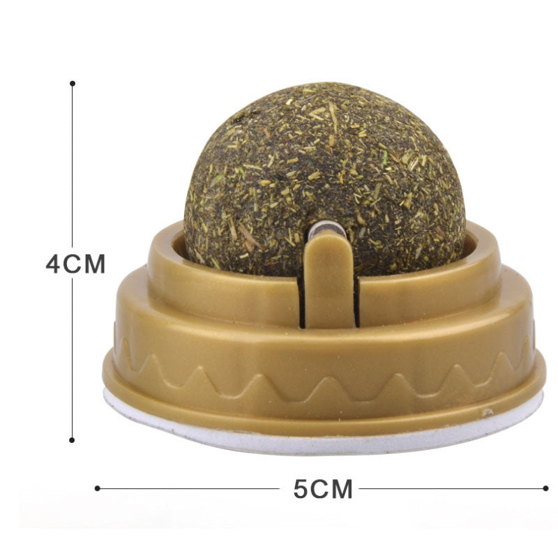 Rotating Catnip Ball with Holder — product detail