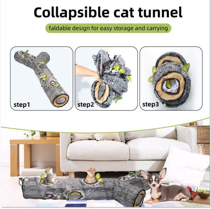 Tree Pattern Tunnel Pet Zhiyi Cat Toy Pets Supplies Dog Toys — product detail
