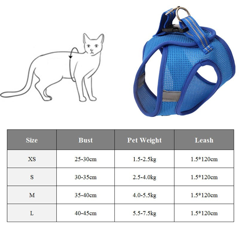 Anti-strike cat traction cat harness — product detail