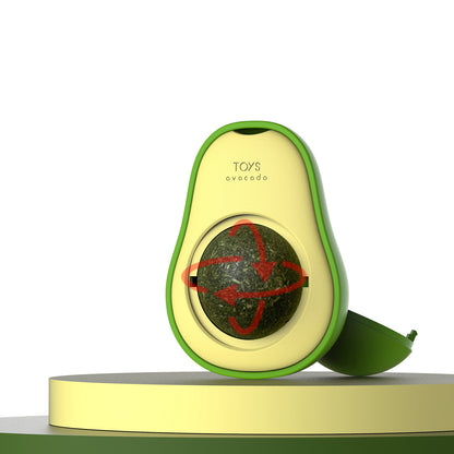 Avocado Cat Mint Multifunctional Catnip Toy 360 Rotating Self-healing Artifact Pet Supplies — product detail