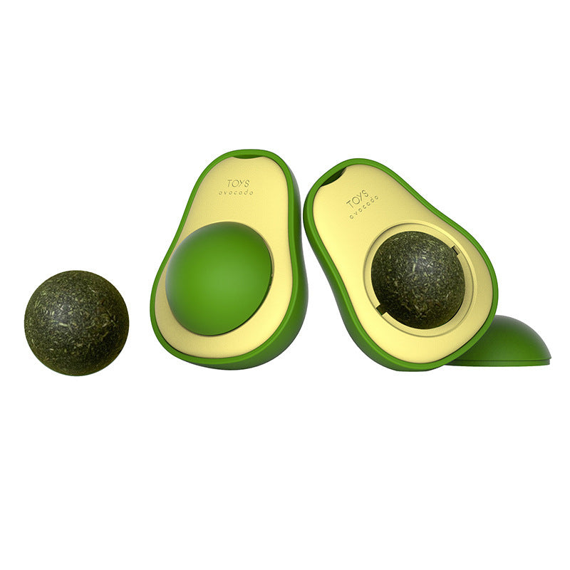 Avocado Cat Mint Multifunctional Catnip Toy 360 Rotating Self-healing Artifact Pet Supplies — product detail