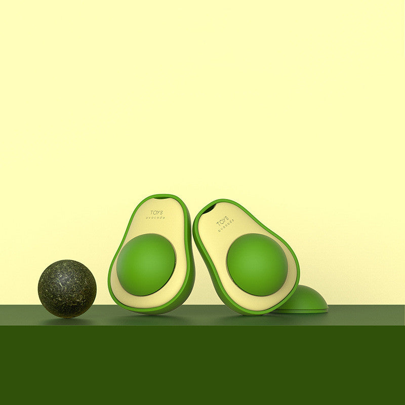 Avocado Cat Mint Multifunctional Catnip Toy 360 Rotating Self-healing Artifact Pet Supplies — product detail