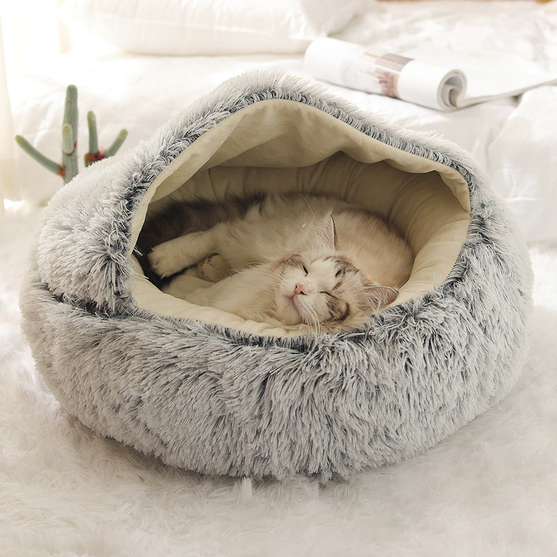Plush shell pet nest — product detail