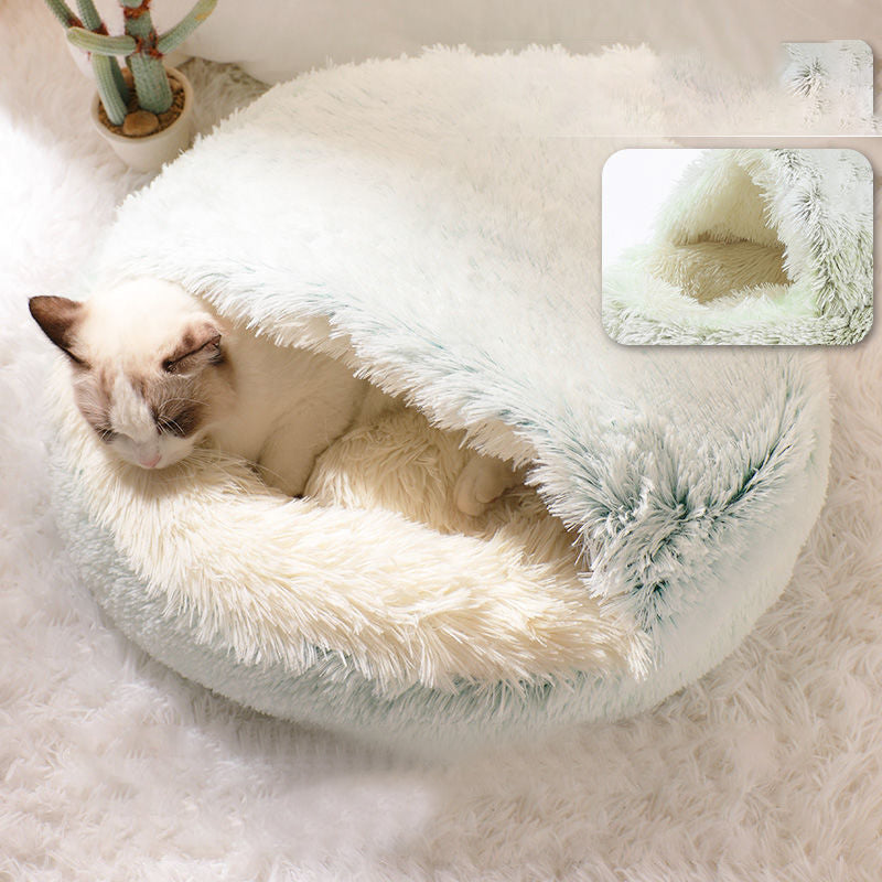 Plush shell pet nest — product detail