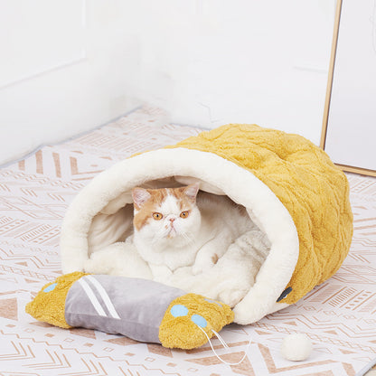 Arctic Velvet Game Machine Warm Semi-enclosed Cat Litter Pet Supplies — product detail
