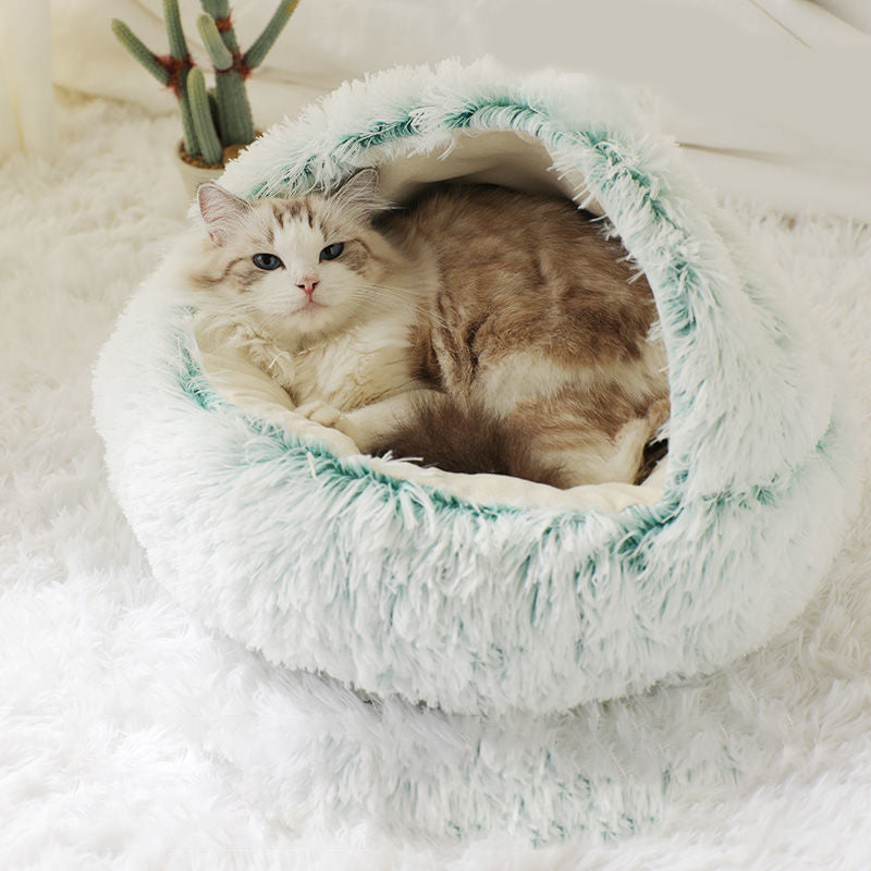 Plush shell pet nest — product detail