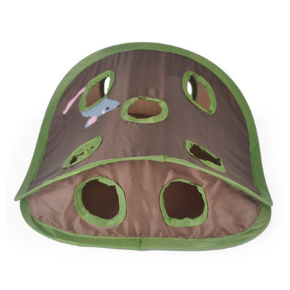 Cute Pet Cat Interactive Hide Seek Game 9 Holes Tunnel Mouse Hunt Intelligence Toy Pet Hidden Hole Kitten Foldable Toys — product detail